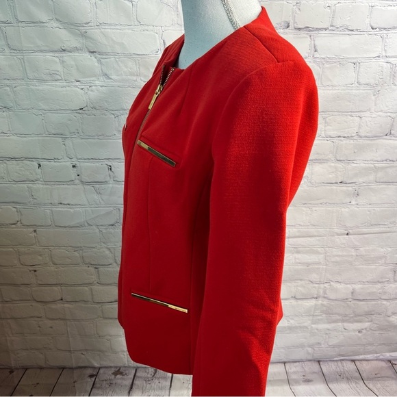 MICHAEL Michael Kors Red Blazer 10 - Picture 2 of 7